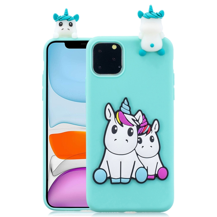 For iPhone 11 3D Cartoon Pattern Shockproof TPU Protective Case(Couple Unicorn)
For iPhone 11 3D Cartoon Pattern Shockproof TPU Protective Case(Couple Unicorn)