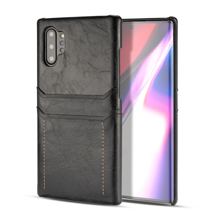 For Galaxy Note 10 Calf Texture PU + PC Protective Case with Card Slots(Black)
For Galaxy Note 10 Calf Texture PU + PC Protective Case with Card Slots(Black)