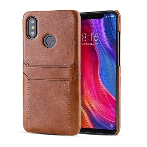 For Xiaomi Mi 8 SE Calf Texture PU + PC Protective Case with Card Slots(Brown)
For Xiaomi Mi 8 SE Calf Texture PU + PC Protective Case with Card Slots(Brown)