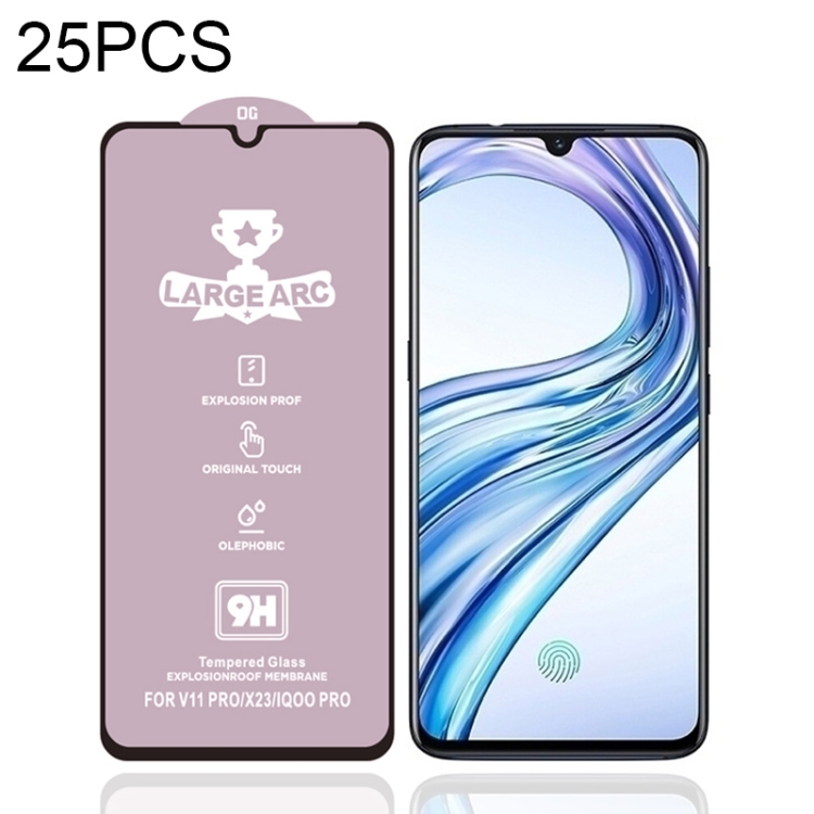 For Vivo X23 25 PCS 9H HD Large Arc High Alumina Full Screen Tempered Glass Film
For Vivo X23 25 PCS 9H HD Large Arc High Alumina Full Screen Tempered Glass Film