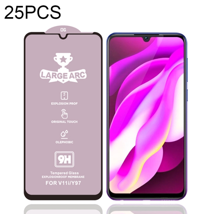 For Vivo Y97 25 PCS 9H HD Large Arc High Alumina Full Screen Tempered Glass Film
For Vivo Y97 25 PCS 9H HD Large Arc High Alumina Full Screen Tempered Glass Film