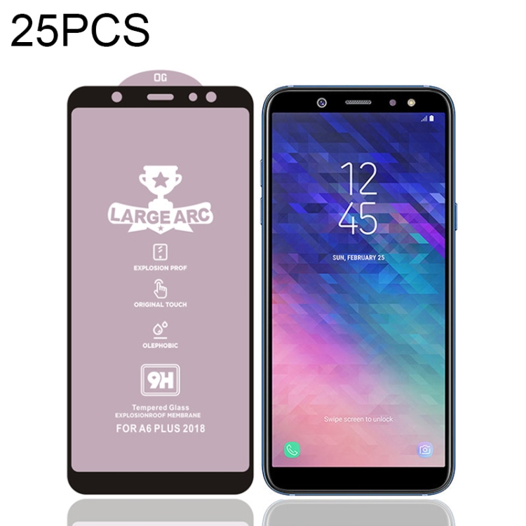 25 PCS 9H HD Large Arc High Alumina Full Screen Tempered Glass Film for Galaxy A6+ (2018)
25 PCS 9H HD Large Arc High Alumina Full Screen Tempered Glass Film for Galaxy A6+ (2018)