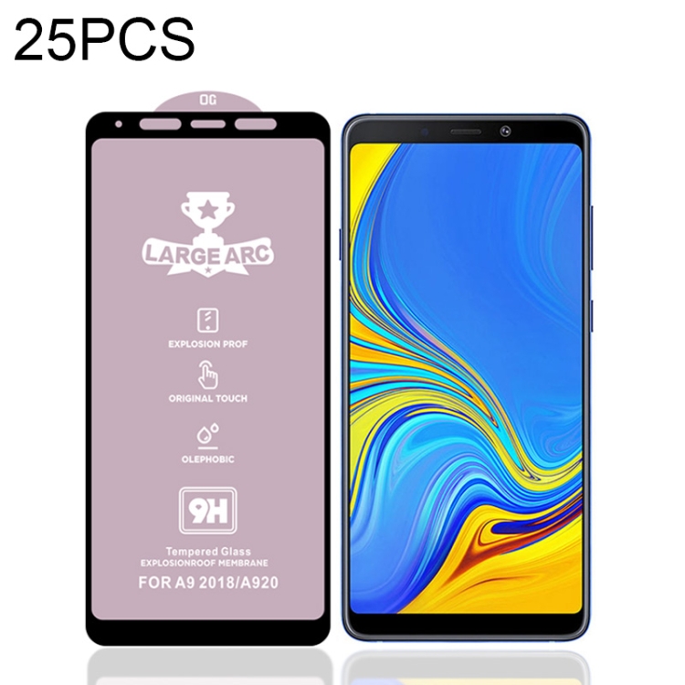 25 PCS 9H HD Large Arc High Alumina Full Screen Tempered Glass Film for Galaxy A9 (2018)
25 PCS 9H HD Large Arc High Alumina Full Screen Tempered Glass Film for Galaxy A9 (2018)