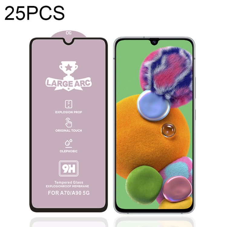 25 PCS 9H HD Large Arc High Alumina Full Screen Tempered Glass Film for Galaxy A90 5G
25 PCS 9H HD Large Arc High Alumina Full Screen Tempered Glass Film for Galaxy A90 5G