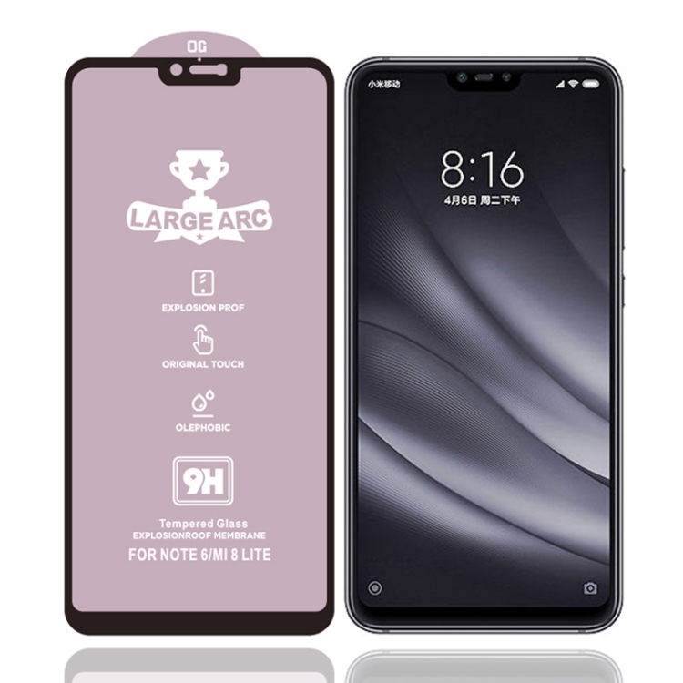 For Xiaomi Mi 8 Lite 9H HD Large Arc High Alumina Full Screen Tempered Glass Film
For Xiaomi Mi 8 Lite 9H HD Large Arc High Alumina Full Screen Tempered Glass Film