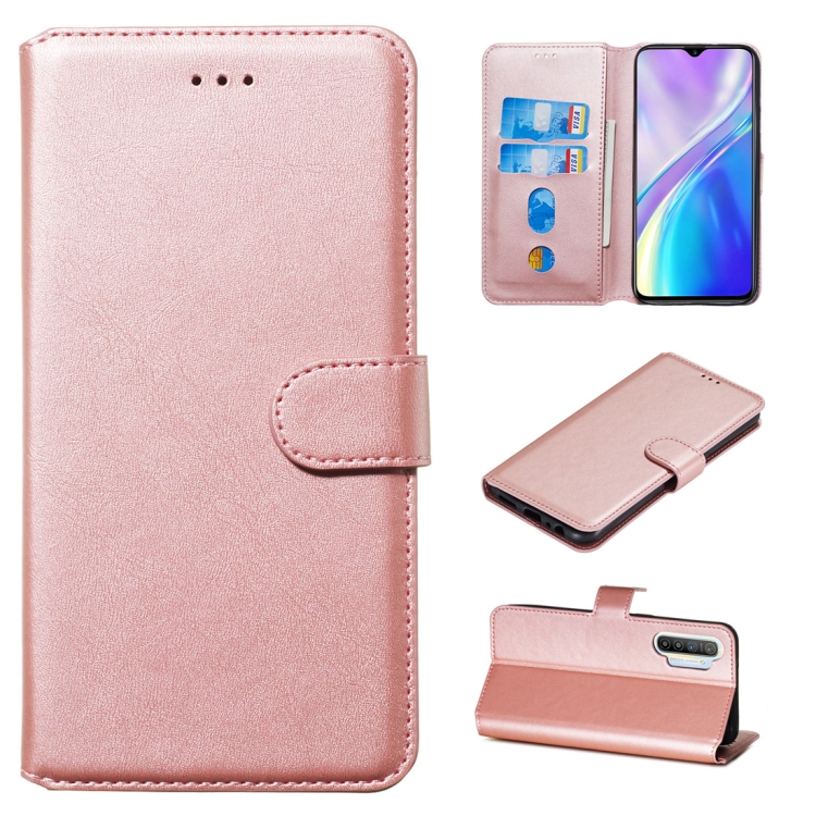 For OPPO Realme XT / Realme X2 Classic Calf Texture Horizontal Flip PU Leather Case, with Holder & Card Slots & Wallet(Rose Gold)
For OPPO Realme XT / Realme X2 Classic Calf Texture Horizontal Flip PU Leather Case, with Holder & Card Slots & Wallet(Rose Gold)