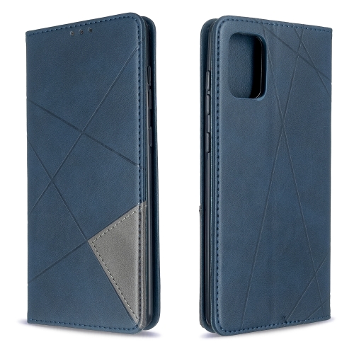 For Galaxy A71 Rhombus Texture Horizontal Flip Magnetic Leather Case with Holder & Card Slots(Blue)
For Galaxy A71 Rhombus Texture Horizontal Flip Magnetic Leather Case with Holder & Card Slots(Blue)