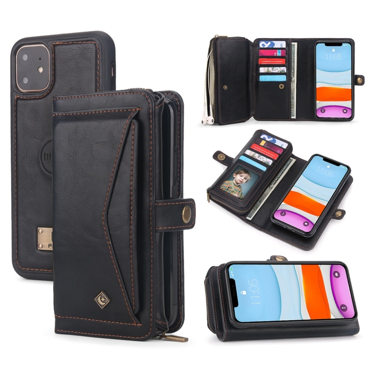 For iPhone 11 POLA Multi-function TPU + PC Magnetic Horizontal Flip Leather Case with Holder & Card Slots & Wallet & Photo Frame(Black)
For iPhone 11 POLA Multi-function TPU + PC Magnetic Horizontal Flip Leather Case with Holder & Card Slots & Wallet & Photo Frame(Black)
