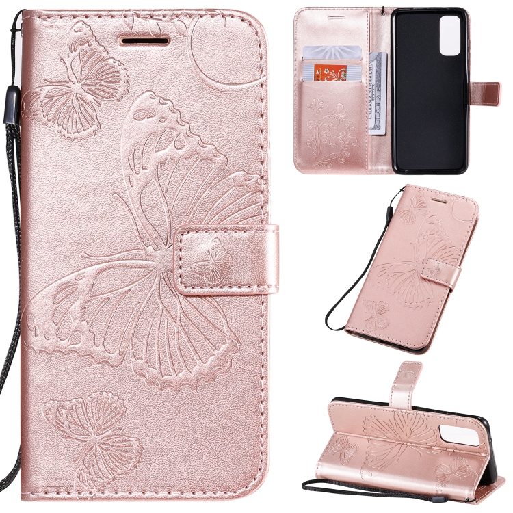 For Galaxy S20 Pressed Printing Butterfly Pattern Horizontal Flip PU Leather Case with Holder & Card Slots & Wallet & Lanyard(Rose Gold)
For Galaxy S20 Pressed Printing Butterfly Pattern Horizontal Flip PU Leather Case with Holder & Card Slots & Wallet & Lanyard(Rose Gold)