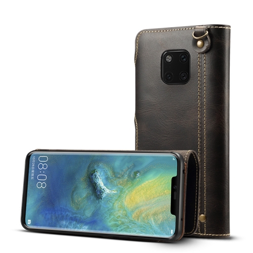 For Huawei Mate 20 Pro Denior Oil Wax Cowhide Magnetic Button Horizontal Flip Leather Case with Card Slots & Wallet(Black)
For Huawei Mate 20 Pro Denior Oil Wax Cowhide Magnetic Button Horizontal Flip Leather Case with Card Slots & Wallet(Black)