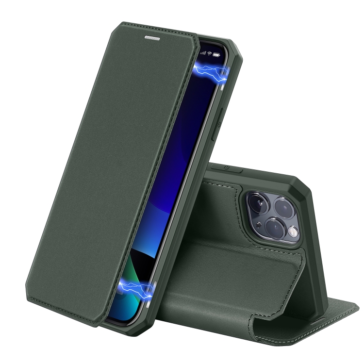 iPhone 11 Pro Max DUX DUCIS Skin X Series PU + TPU Horizontal Flip Leather Case with Holder & Card Slots(Dark Green)
iPhone 11 Pro Max DUX DUCIS Skin X Series PU + TPU Horizontal Flip Leather Case with Holder & Card Slots(Dark Green)