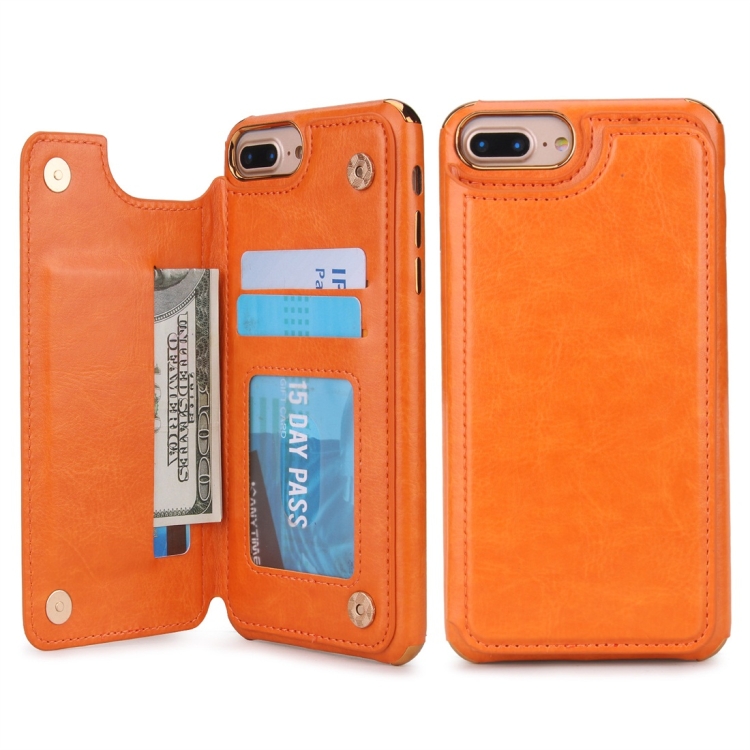 For iPhone 6 Plus / 6s Plus / 7 Plus / 8 Plus POLA TPU + PC Plating Full Coverage Protective Case with Holder & Card Slots & Photo Frame(Orange)
For iPhone 6 Plus / 6s Plus / 7 Plus / 8 Plus POLA TPU + PC Plating Full Coverage Protective Case with Holder & Card Slots & Photo Frame(Orange)