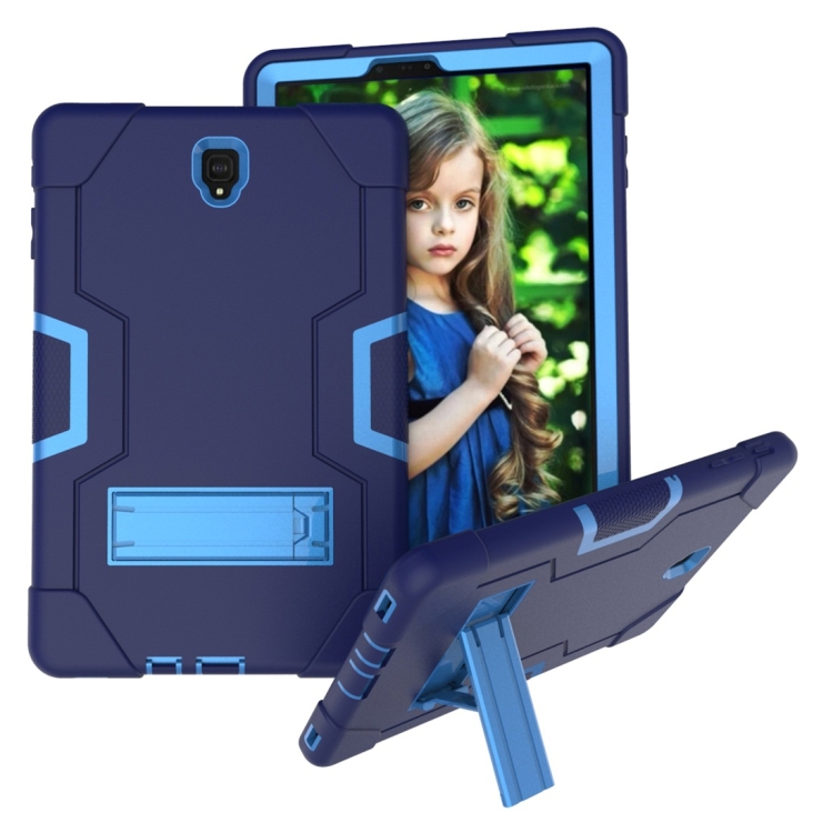 For Galaxy Tab S4 10.5 T830 Contrast Color Silicone + PC Combination Case with Holder(Navy Blue + Blue)
For Galaxy Tab S4 10.5 T830 Contrast Color Silicone + PC Combination Case with Holder(Navy Blue + Blue)