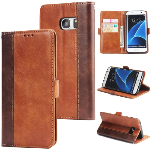 For Galaxy S7 Edge Retro Texture Contrast Color Splicing Horizontal Flip TPU + PU Leather Case with Card Slots & Holder & Wallet(Brown)
For Galaxy S7 Edge Retro Texture Contrast Color Splicing Horizontal Flip TPU + PU Leather Case with Card Slots & Holder & Wallet(Brown)