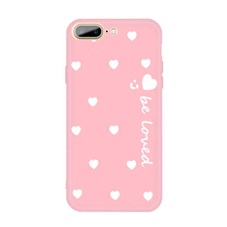 For iPhone 8 Plus / 7 Plus Smiling Face Multiple Love-hearts Pattern Colorful Frosted TPU Phone Protective Case(Pink)
For iPhone 8 Plus / 7 Plus Smiling Face Multiple Love-hearts Pattern Colorful Frosted TPU Phone Protective Case(Pink)