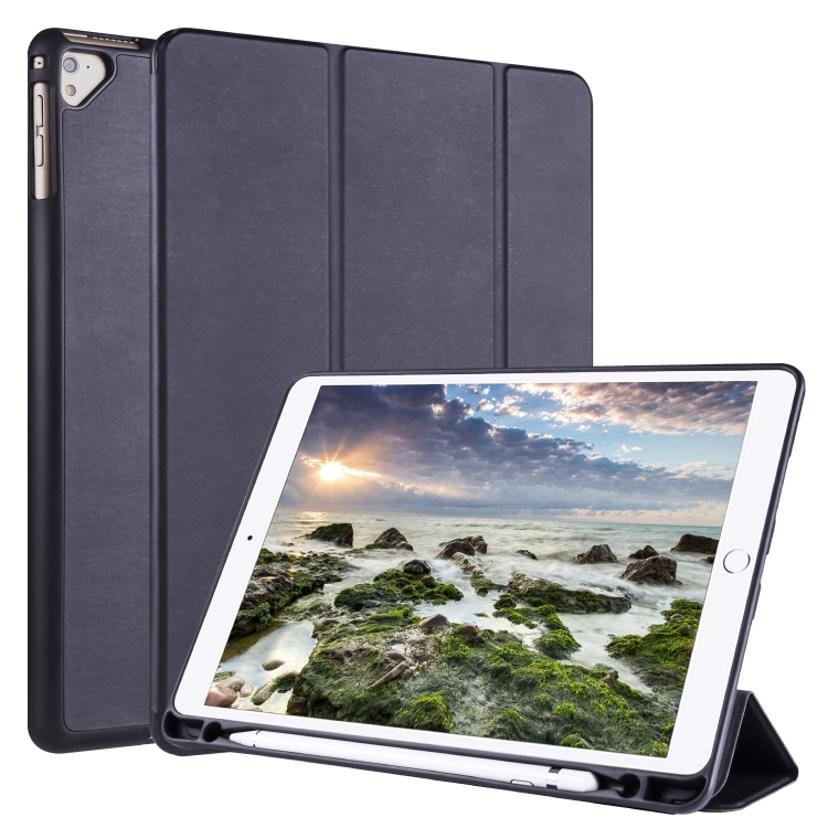 For iPad 9 / 8 / 7 / 6 / 5 Horizontal Flip Tablet PC PU Leather Case with Three-folding Holder & Pen Slot(Black)
For iPad 9 / 8 / 7 / 6 / 5 Horizontal Flip Tablet PC PU Leather Case with Three-folding Holder & Pen Slot(Black)
