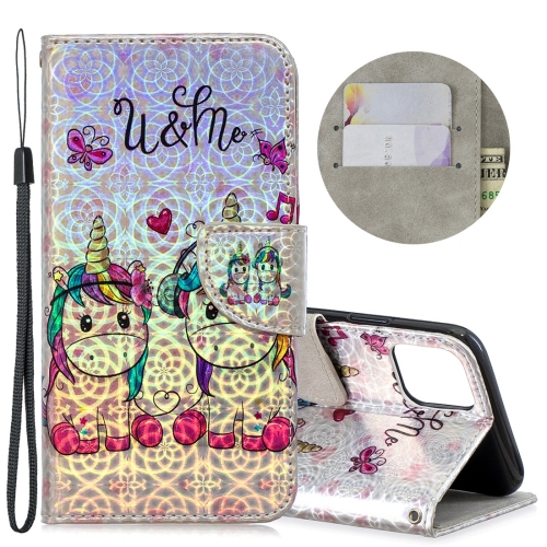 For iPhone 11 Pro Max Dazzle Laser Coloured Drawing Horizontal Flip Leather Case with Holder & Card Slots & Wallet & Lanyard(Two Unicorns)
For iPhone 11 Pro Max Dazzle Laser Coloured Drawing Horizontal Flip Leather Case with Holder & Card Slots & Wallet & Lanyard(Two Unicorns)