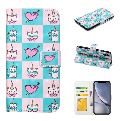 For iPhone X / XS 3D Embossed Horizontal Flip Leather Case, with Holder & Card Slots & Wallet & Photo Frame(Checkered Unicorn)
For iPhone X / XS 3D Embossed Horizontal Flip Leather Case, with Holder & Card Slots & Wallet & Photo Frame(Checkered Unicorn)
