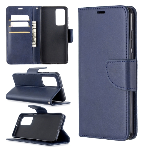 For Huawei P40 Retro Lambskin Texture Pure Color Horizontal Flip PU Leather Case with Holder & Card Slots & Wallet & Lanyard(Blue)
For Huawei P40 Retro Lambskin Texture Pure Color Horizontal Flip PU Leather Case with Holder & Card Slots & Wallet & Lanyard(Blue)
