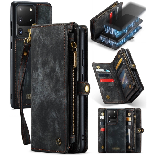 For Galaxy S20 Plus CaseMe Detachable Multifunctional Horizontal Flip Leather Case, with Card Slot & Holder & Zipper Wallet & Photo Frame(Black)
For Galaxy S20 Plus CaseMe Detachable Multifunctional Horizontal Flip Leather Case, with Card Slot & Holder & Zipper Wallet & Photo Frame(Black)