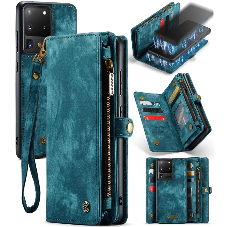 For Galaxy S20 Plus CaseMe Detachable Multifunctional Horizontal Flip Leather Case, with Card Slot & Holder & Zipper Wallet & Photo Frame(Green)
For Galaxy S20 Plus CaseMe Detachable Multifunctional Horizontal Flip Leather Case, with Card Slot & Holder & Zipper Wallet & Photo Frame(Green)