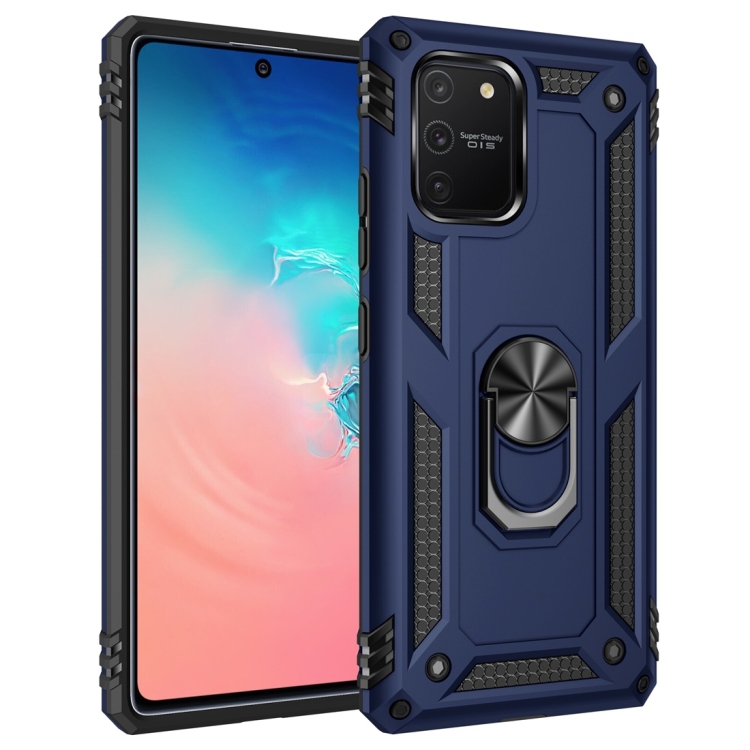 For Galaxy A91 / S10 Lite Shockproof TPU + PC Protective Case with 360 Degree Rotating Holder(Blue)
For Galaxy A91 / S10 Lite Shockproof TPU + PC Protective Case with 360 Degree Rotating Holder(Blue)