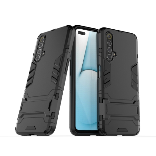 For OPPO Realme X50 5G PC + TPU Shockproof Protective Case with Holder(Black)
For OPPO Realme X50 5G PC + TPU Shockproof Protective Case with Holder(Black)
