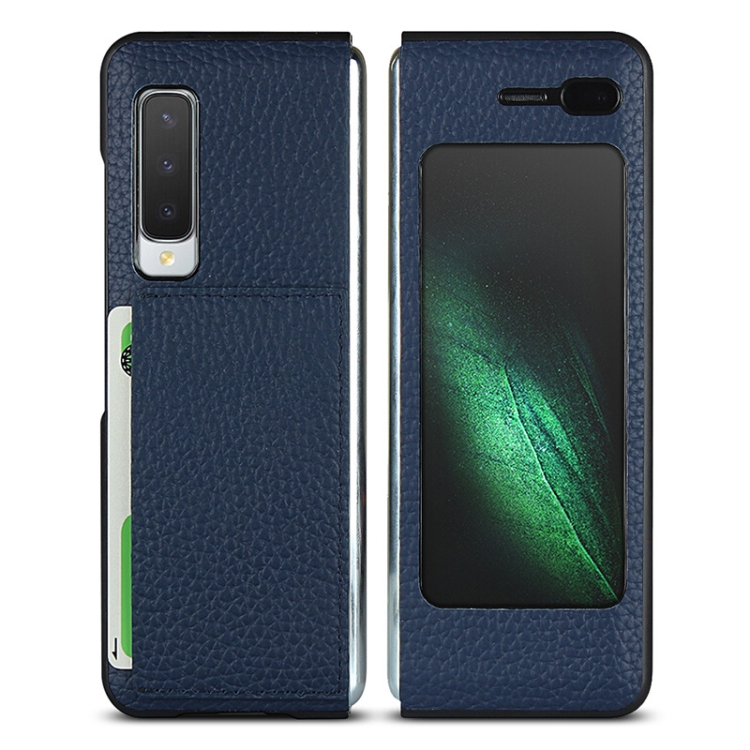 For Galaxy Fold / W2020 Shockproof Full Coverage Litchi Texture Leather Case with Card Slot(Blue)
For Galaxy Fold / W2020 Shockproof Full Coverage Litchi Texture Leather Case with Card Slot(Blue)