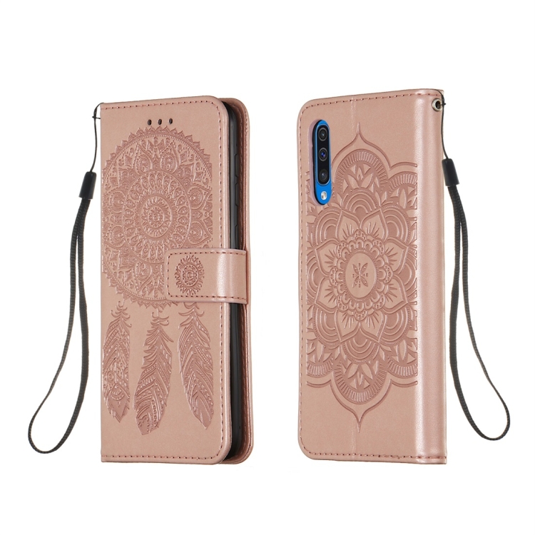 For Galaxy A50 Dream Catcher Printing Horizontal Flip Leather Case with Holder & Card Slots & Wallet & Lanyard(Rose Gold)
For Galaxy A50 Dream Catcher Printing Horizontal Flip Leather Case with Holder & Card Slots & Wallet & Lanyard(Rose Gold)
