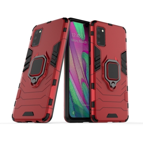 For Galaxy A41 PC + TPU Shockproof Protective Case with Magnetic Ring Holder(Red)
For Galaxy A41 PC + TPU Shockproof Protective Case with Magnetic Ring Holder(Red)