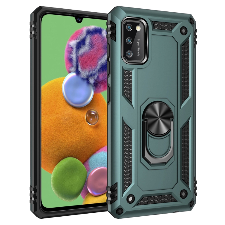 For Galaxy A41 Shockproof TPU + PC Protective Case with 360 Degree Rotating Holder(Green)
For Galaxy A41 Shockproof TPU + PC Protective Case with 360 Degree Rotating Holder(Green)