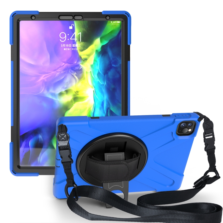 For iPad Pro 11 (2020) 360 Degree Rotation Silicone Protective Cover with Holder & Hand Strap & Long Strap(Blue)
For iPad Pro 11 (2020) 360 Degree Rotation Silicone Protective Cover with Holder & Hand Strap & Long Strap(Blue)