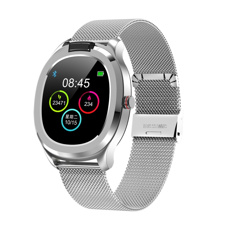 T01 1.3 inch TFT Color Screen IP68 Waterproof Sport Smart Watch, Support Body Temperature Measurement / Heart Rate Monitoring / Sleep Monitor, Style:With Steel Watch Strap(Silver)
T01 1.3 inch TFT Color Screen IP68 Waterproof Sport Smart Watch, Support Body Temperature Measurement / Heart Rate Monitoring / Sleep Monitor, Style:With Steel Watch Strap(Silver)