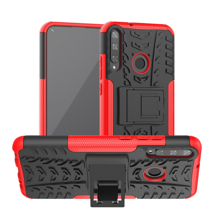 For Huawei Y7P Tire Texture Shockproof TPU+PC Protective Case with Holder(Red)
For Huawei Y7P Tire Texture Shockproof TPU+PC Protective Case with Holder(Red)