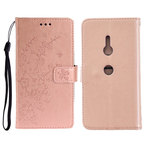 For Sony Xperia XZ3 Plum Blossom Pattern Left and Right Flip Leather Case with Bracket & Card Slot & Wallet & Lanyard(Rose Gold)
For Sony Xperia XZ3 Plum Blossom Pattern Left and Right Flip Leather Case with Bracket & Card Slot & Wallet & Lanyard(Rose Gold)