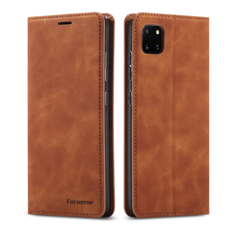 For Galaxy A81 / Note 10 Lite Forwenw Dream Series Oil Edge Strong Magnetism Horizontal Flip Leather Case with Holder & Card Slots & Wallet & Photo Frame(Brown)
For Galaxy A81 / Note 10 Lite Forwenw Dream Series Oil Edge Strong Magnetism Horizontal Flip Leather Case with Holder & Card Slots & Wallet & Photo Frame(Brown)