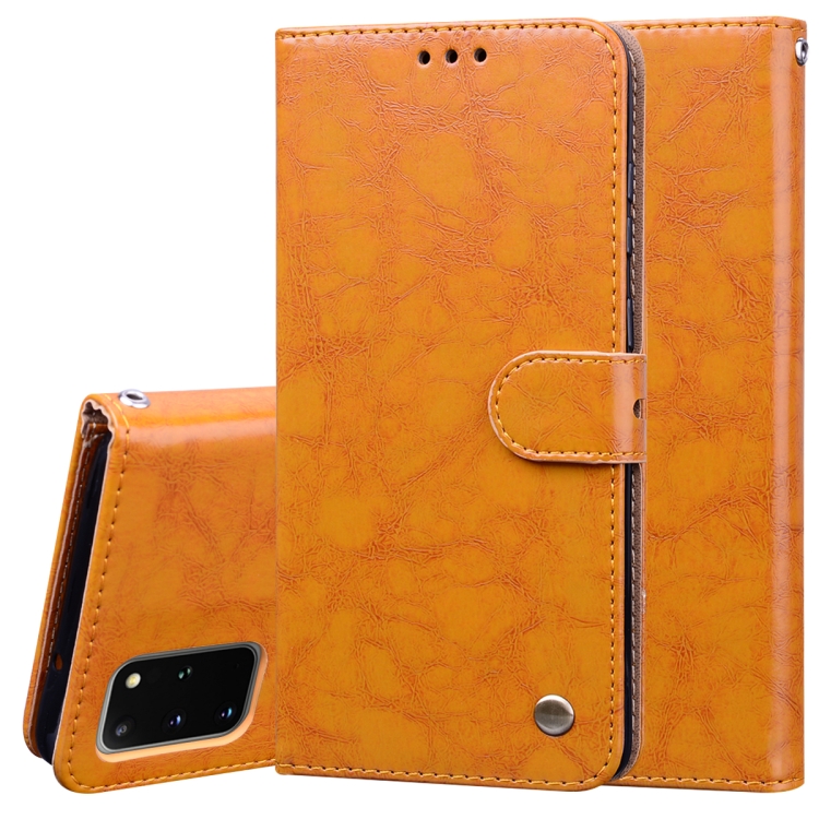 For Galaxy S20 Plus Business Style Oil Wax Texture Horizontal Flip Leather Case, with Holder & Card Slots & Wallet(Brown)
For Galaxy S20 Plus Business Style Oil Wax Texture Horizontal Flip Leather Case, with Holder & Card Slots & Wallet(Brown)