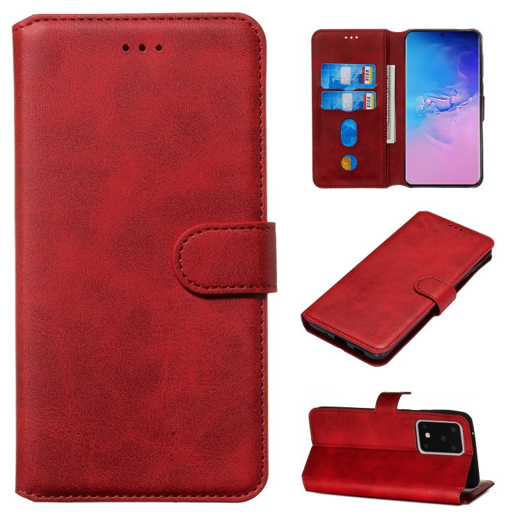 For Galaxy S20 Ultra Classic Calf Texture Magnetic Attraction Horizontal Flip Leather Case with Stand & Card Slots & Wallet Function(Red)
For Galaxy S20 Ultra Classic Calf Texture Magnetic Attraction Horizontal Flip Leather Case with Stand & Card Slots & Wallet Function(Red)