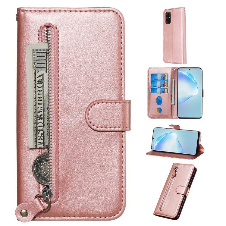 For Galaxy S20+ Fashion Calf Texture Zipper Horizontal Flip Leather Case with Stand & Card Slots & Wallet Function(Rose Gold)
For Galaxy S20+ Fashion Calf Texture Zipper Horizontal Flip Leather Case with Stand & Card Slots & Wallet Function(Rose Gold)