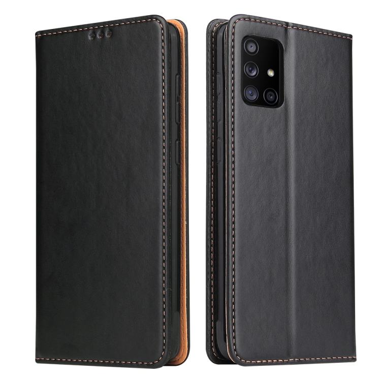 For Galaxy A71 Fierre Shann PU Genuine Leather Texture Horizontal Flip Leather Case with Holder & Card Slots & Wallet(Black)
For Galaxy A71 Fierre Shann PU Genuine Leather Texture Horizontal Flip Leather Case with Holder & Card Slots & Wallet(Black)