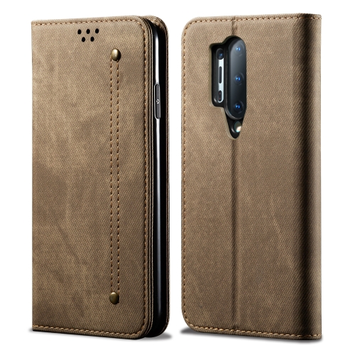 For OnePlus 8 Pro Denim Texture Casual Style Horizontal Flip Leather Case with Holder & Card Slots & Wallet(Khaki)
For OnePlus 8 Pro Denim Texture Casual Style Horizontal Flip Leather Case with Holder & Card Slots & Wallet(Khaki)