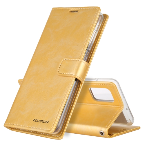 For Galaxy A71 GOOSPERY BLUE MOON DIARY Crazy Horse Texture Horizontal Flip Leather Case With Bracket & Card Slot & Wallet(Champagne Gold)
For Galaxy A71 GOOSPERY BLUE MOON DIARY Crazy Horse Texture Horizontal Flip Leather Case With Bracket & Card Slot & Wallet(Champagne Gold)