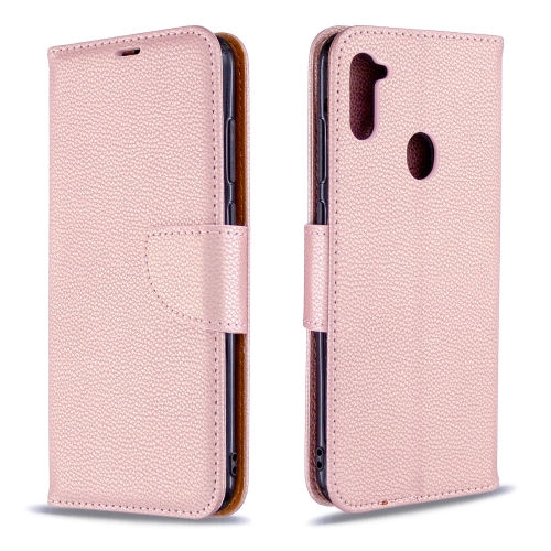 For Galaxy A11 Litchi Texture Pure Color Horizontal Flip PU Leather Case with Holder & Card Slots & Wallet & Lanyard(Rose Gold)
For Galaxy A11 Litchi Texture Pure Color Horizontal Flip PU Leather Case with Holder & Card Slots & Wallet & Lanyard(Rose Gold)