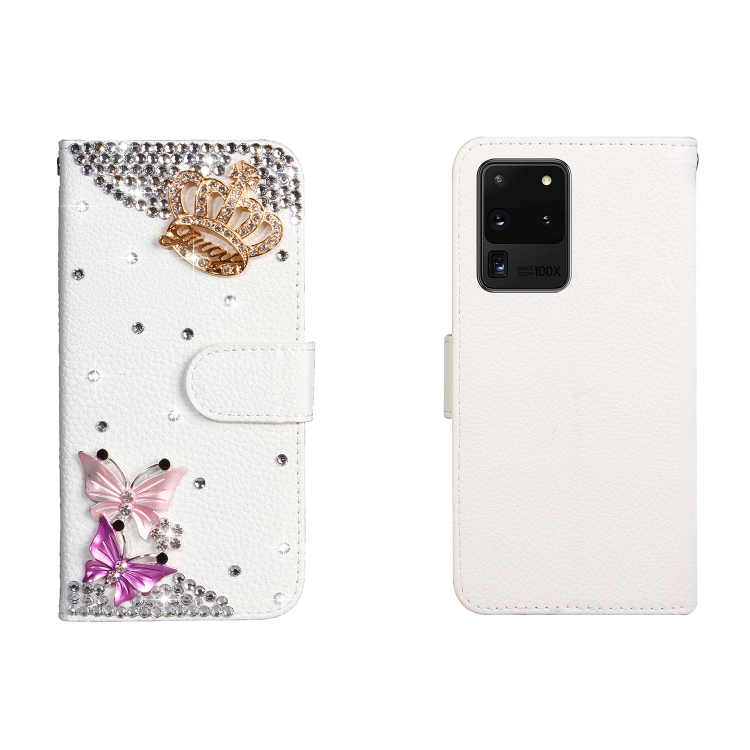 For Galaxy S20 Ultar Horizontal Flip Solid Color Rhinestones Leather Case with Card Slot & Wallet & Holder(Crown Butterfly)
For Galaxy S20 Ultar Horizontal Flip Solid Color Rhinestones Leather Case with Card Slot & Wallet & Holder(Crown Butterfly)