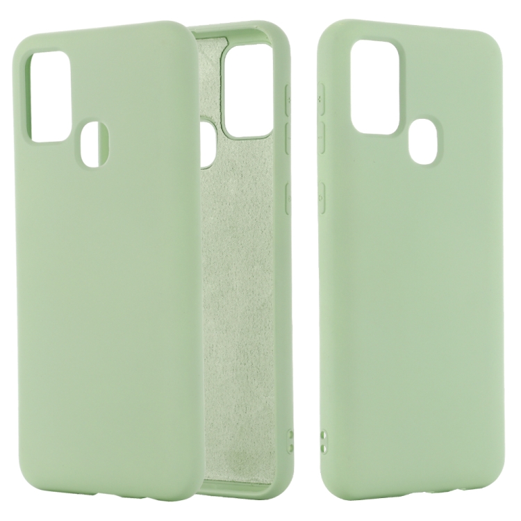 For Galaxy M31 Shockproof Solid Color Liquid Silicone Full Coverage Protective Case(Green)
For Galaxy M31 Shockproof Solid Color Liquid Silicone Full Coverage Protective Case(Green)