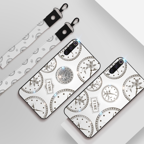 For Xiaomi CC9 Fashion Clock Pattern Rhinestone Mobile Phone Shell with Bracket & Hand Rope & Lanyard(White)
For Xiaomi CC9 Fashion Clock Pattern Rhinestone Mobile Phone Shell with Bracket & Hand Rope & Lanyard(White)