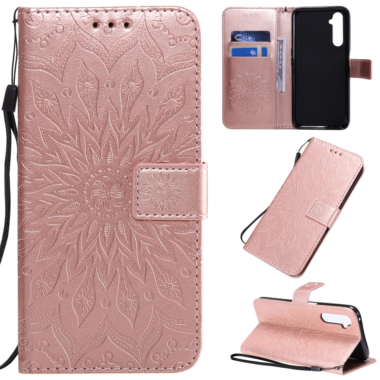 For OPPO Realme 6 Pro Pressed Printing Sunflower Pattern Horizontal Flip PU Leather Case with Holder & Card Slots & Wallet & Lanyard(Rose Gold)
For OPPO Realme 6 Pro Pressed Printing Sunflower Pattern Horizontal Flip PU Leather Case with Holder & Card Slots & Wallet & Lanyard(Rose Gold)