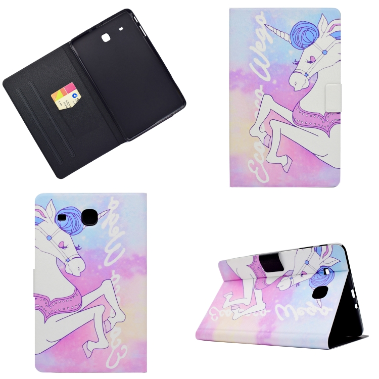 Electric Pressed Left Right Flat Feather Case with Sleep Function Pen Cover & Card Slot & Holder(Pink Horse)
Electric Pressed Left Right Flat Feather Case with Sleep Function Pen Cover & Card Slot & Holder(Pink Horse)