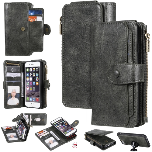 For iPhone 6 / 7 / 8 Multifunctional Retro Detachable Magnetic Horizontal Flip Leather Case with Card Slots & Holder & Wallet & Photo Frame(Dark Green)
For iPhone 6 / 7 / 8 Multifunctional Retro Detachable Magnetic Horizontal Flip Leather Case with Card Slots & Holder & Wallet & Photo Frame(Dark Green)
