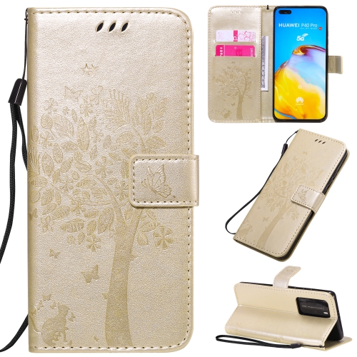 For Huawei P40 Pro Tree & Cat Pattern Pressed Printing Horizontal Flip PU Leather Case with Holder & Card Slots & Wallet & Lanyard(Gold)
For Huawei P40 Pro Tree & Cat Pattern Pressed Printing Horizontal Flip PU Leather Case with Holder & Card Slots & Wallet & Lanyard(Gold)